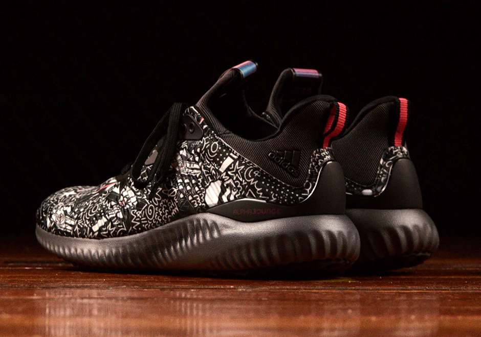 Kids Adidas Alphabounce Star Wars Black Bw1117 3