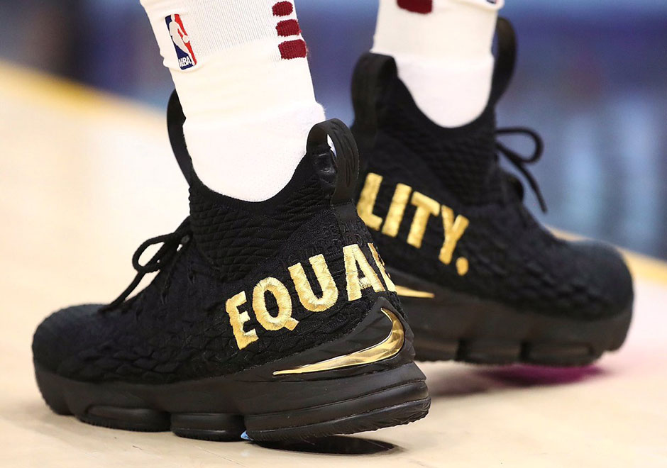 LeBron James Starts 2017-2018 NBA Season With Nike LeBron 15 "Equality" PE