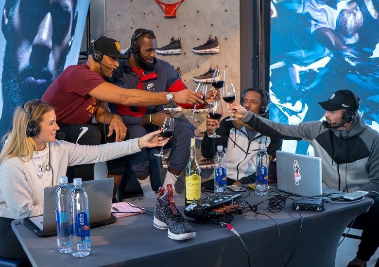 LeBron James Makes Appearance At Nike’s “The Fifteen” Pop-Up In Cleveland