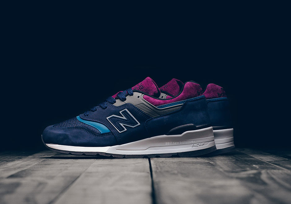 New Balance 997 Made In Usa Navy Maroon 1