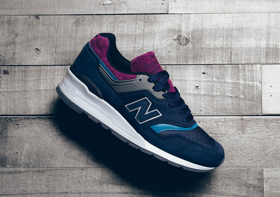 New Balance 997 Made In Usa Navy Maroon 2