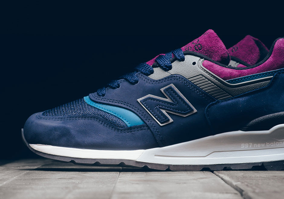 New Balance 997 Made In Usa Navy Maroon 4