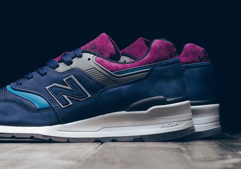 New Balance 997 Made In Usa Navy Maroon 5