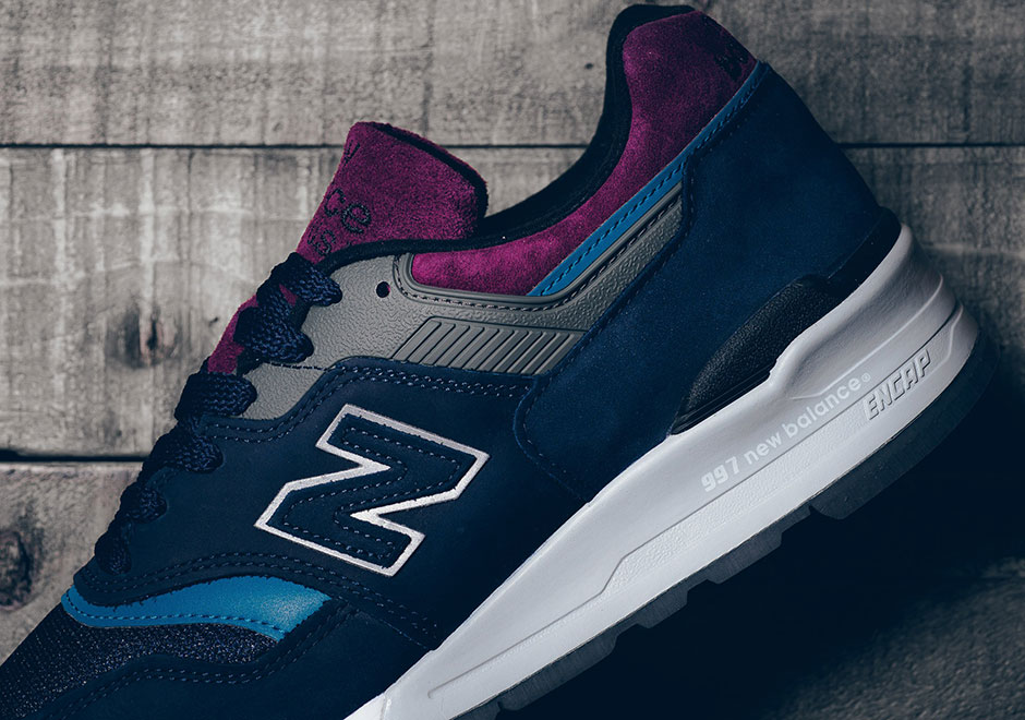 New Balance 997 Made In Usa Navy Maroon 7