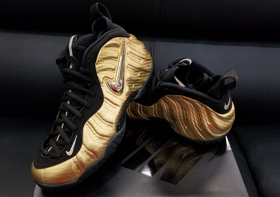 Nike Air Foamposite Pro Metallic Gold 624041 701 2