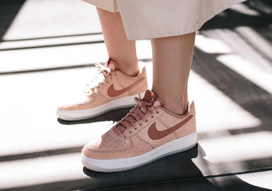 Nike Creates A Lux Air Force 1 Low In Arctic Orange Pony Hair