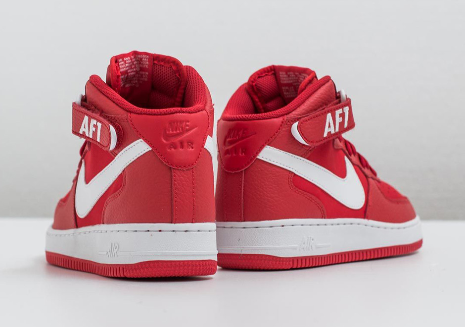 Nike Air Force 1 Mid Red White 314195 604 1
