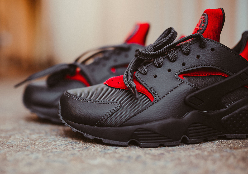 Nike Air Huarache Gym Red Black 2