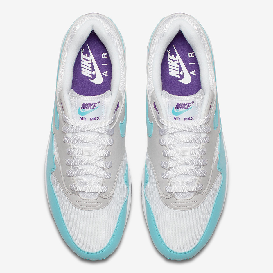 Nike Air Max 1 Anniversary Aqua Purple White 2