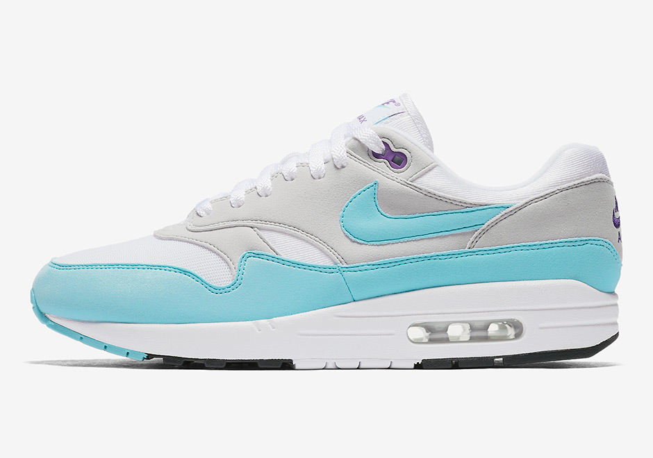 Nike Air Max 1 Anniversary Aqua Purple White 5