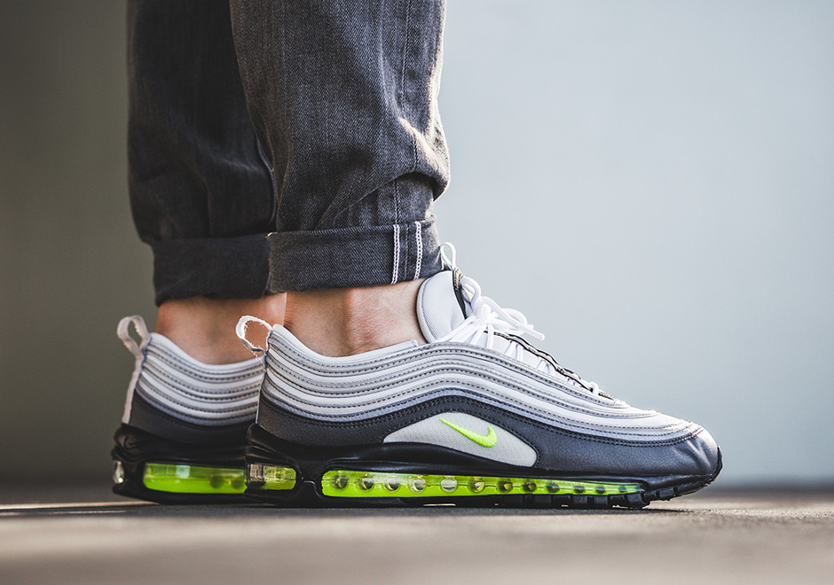 Nike Air Max 97 Neon On Feet 2