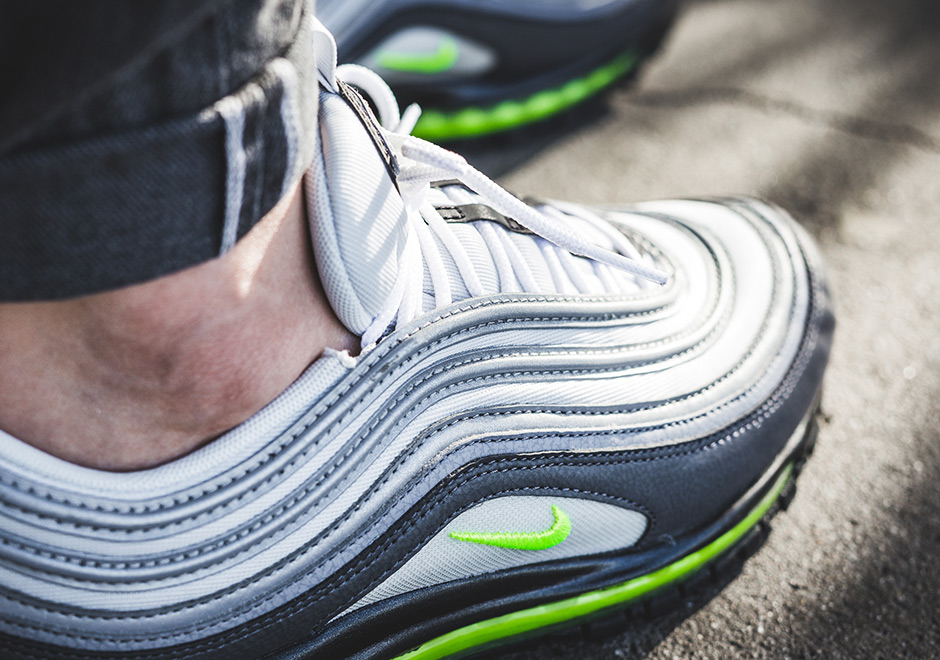 Nike Air Max 97 Neon On Feet 3