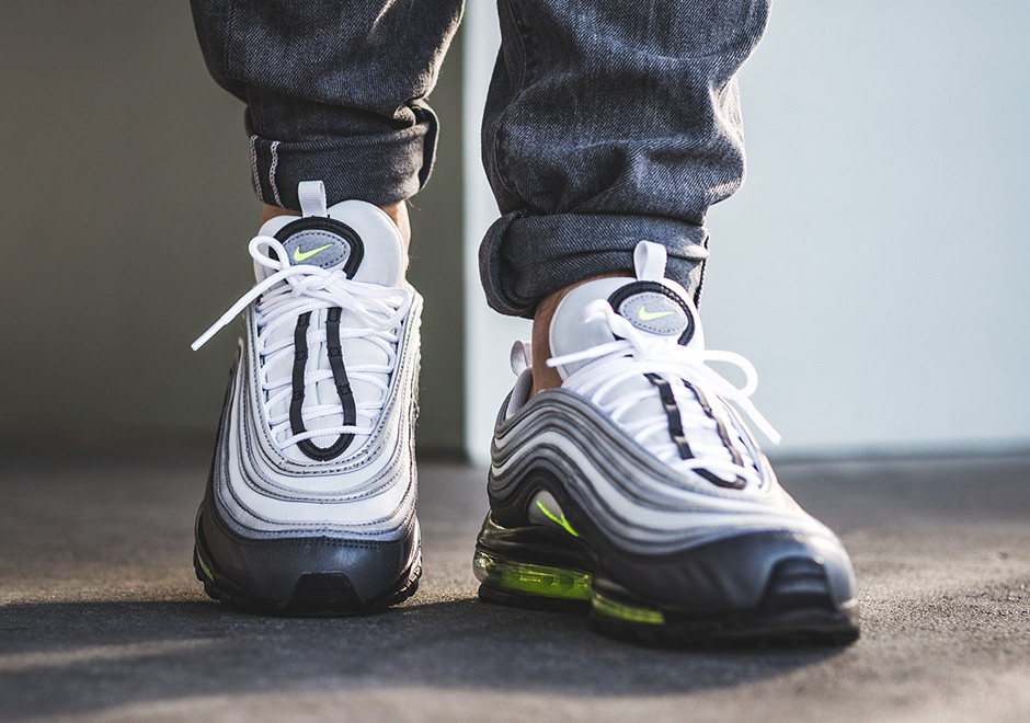 Nike Air Max 97 Neon On Feet 5