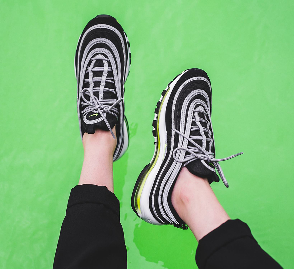 Nike Air Max 97 Og Black Volt Metallic Silver Japan 921826 004 4