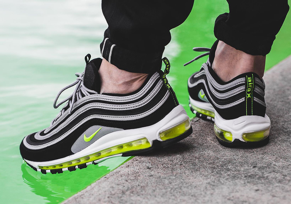 Nike Air Max 97 Og Black Volt Metallic Silver Japan 921826 004 5