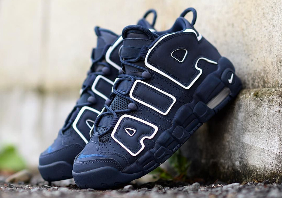 The Nike Air More Uptempo In Navy Releases This Weekend