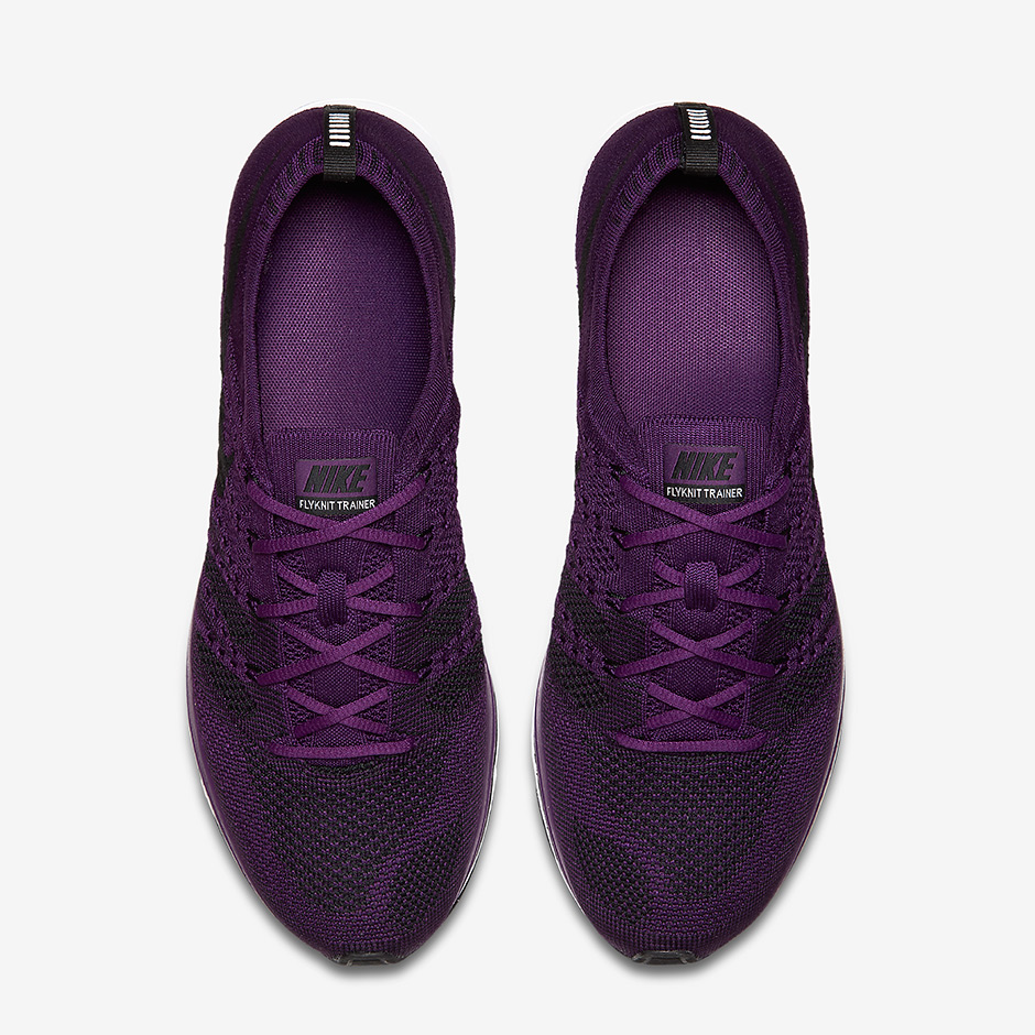 Nike Flyknit Trainer Purple Ah8396 500 3