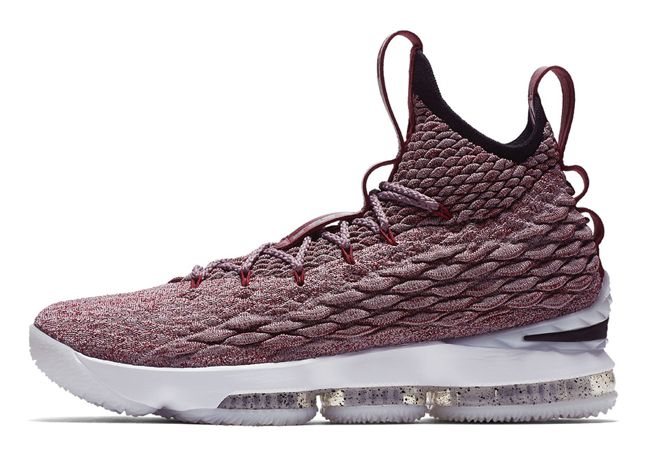 Nike Lebron 15 Wine Red Flyknit 12