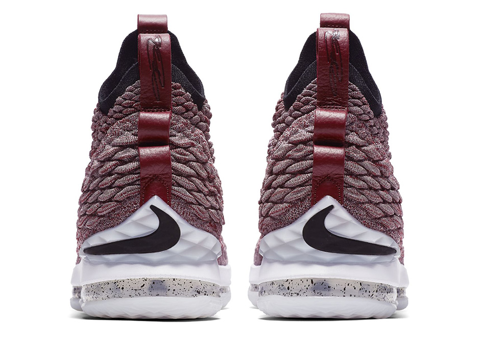 Nike Lebron 15 Wine Red Flyknit 4