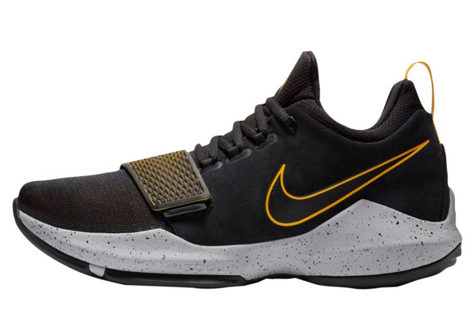 Paul George's Nike PG 1 Releasing In Black And University Gold