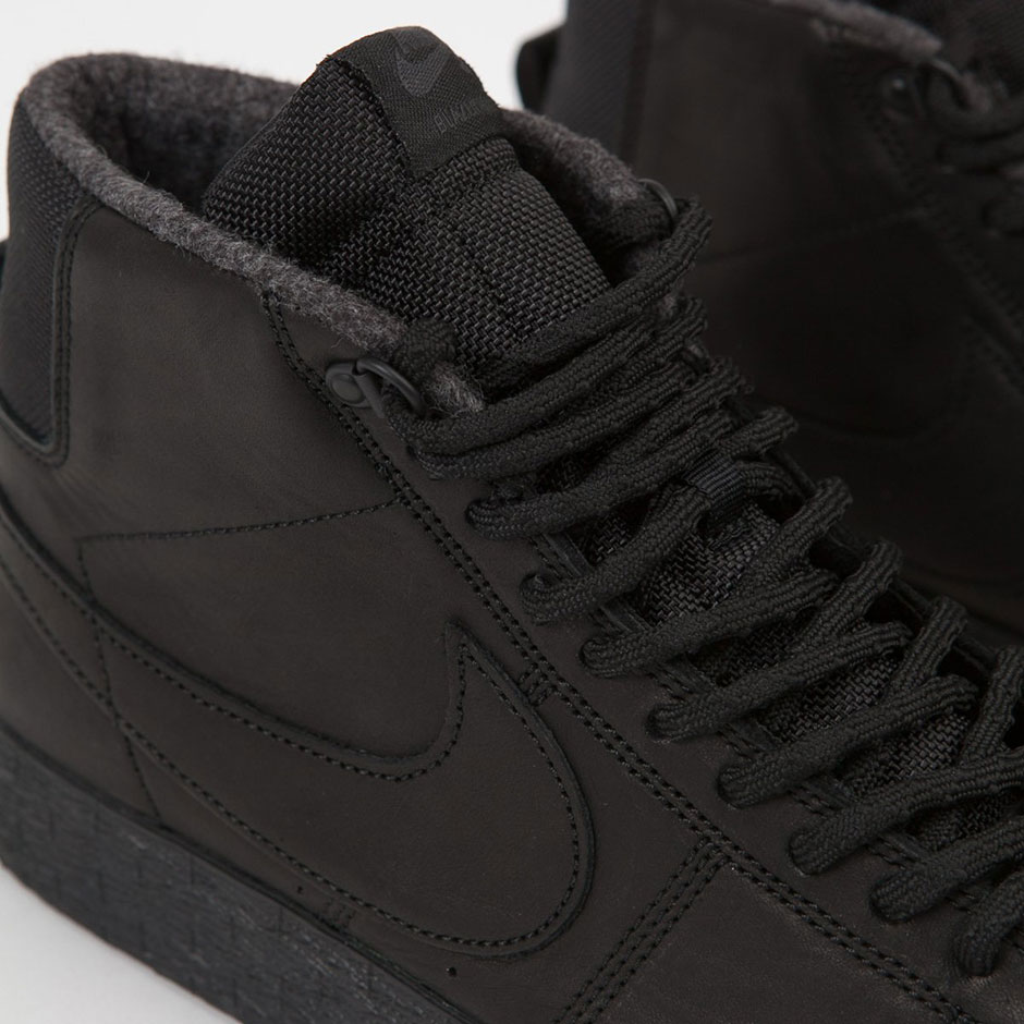 Nike Sb Blazer Mid Xt Bota Boot Black 3