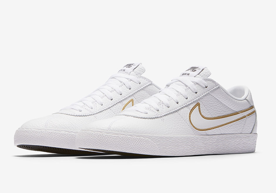 Nike Sb Bruin Premium White Gold 877045 117 5