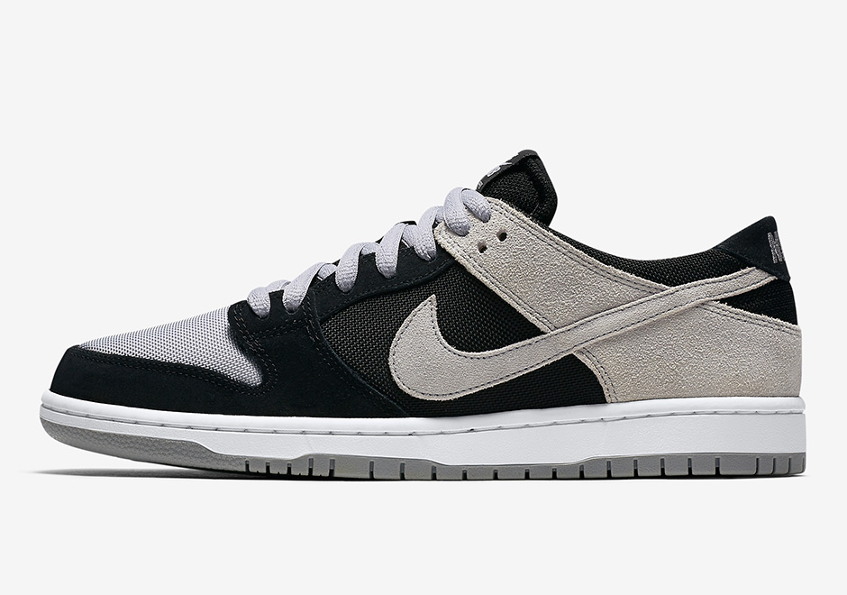 Nike Sb Dunk Low Grey Black 854866 001 2