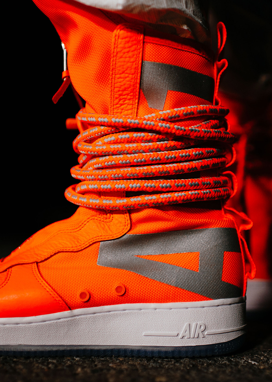 Nike Sf Af 1 High Total Orange 1