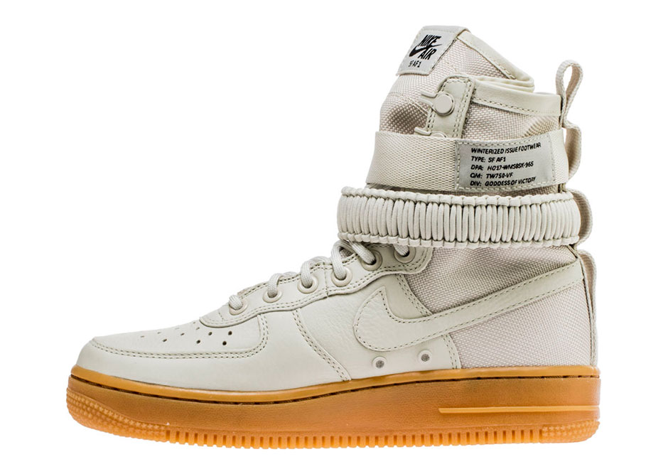 Nike Sf Af1 Light Bone Gum 857872 004 2