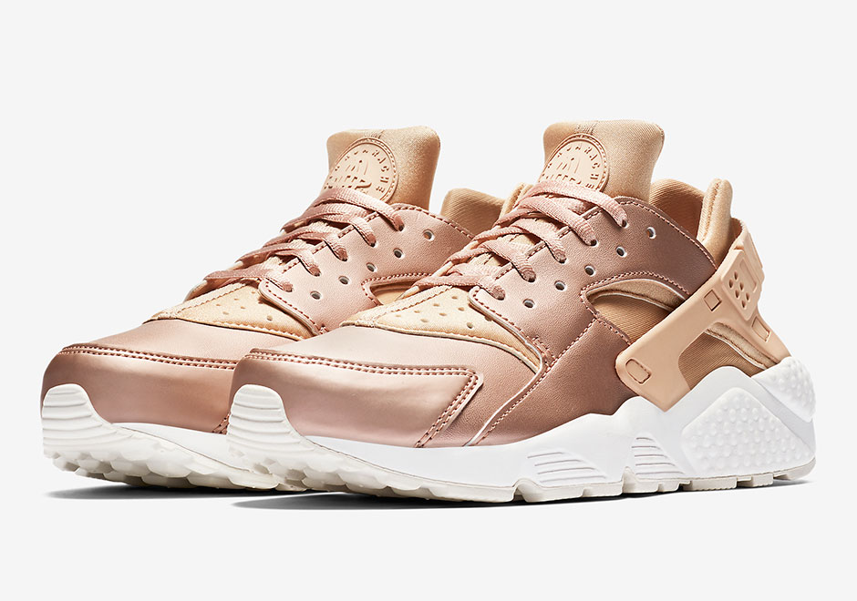 Nike Wmns Air Huarache Premium Txt Elm Metallic Bronze Aa0523 200 1