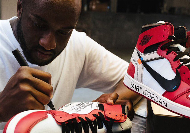 Off White Jordan 1 Virgil Abloh Shoe Of The Year Footwear News 2017