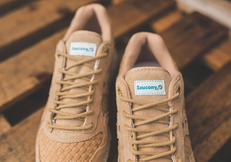 Saucony Shadow 5000 Woven Tan 3