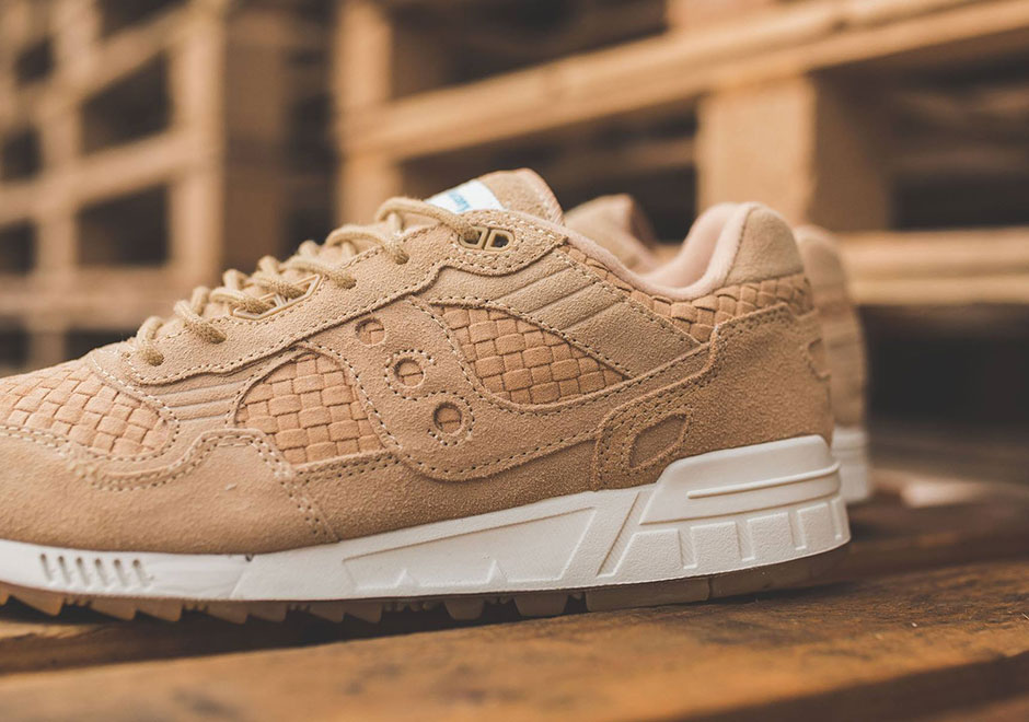 Saucony Shadow 5000 Woven Tan 4