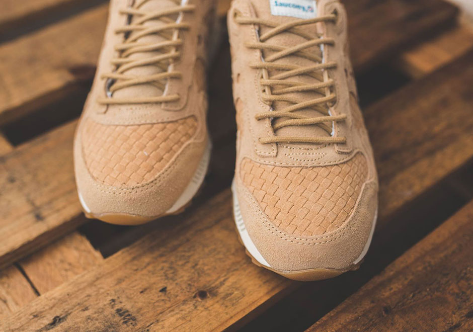 Saucony Shadow 5000 Woven Tan 5