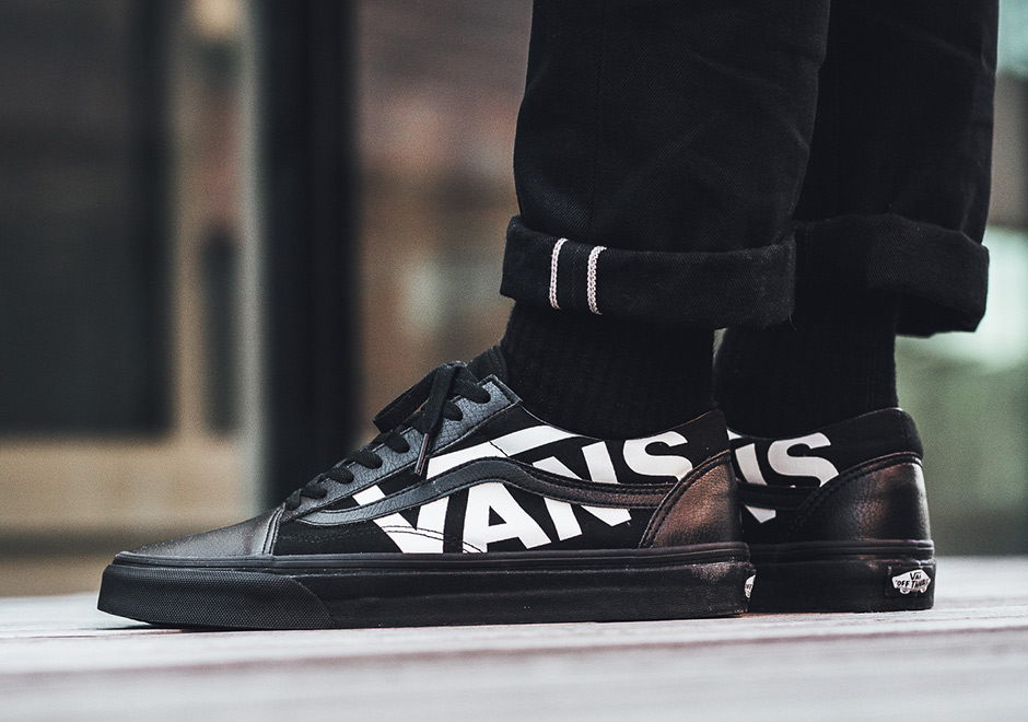 Vans Superimposed Lettering Black Old Skool 1