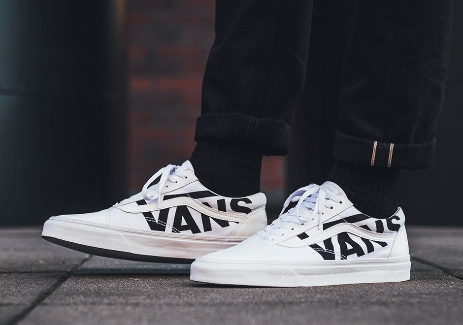 Vans Superimposed Lettering White Old Skool 3