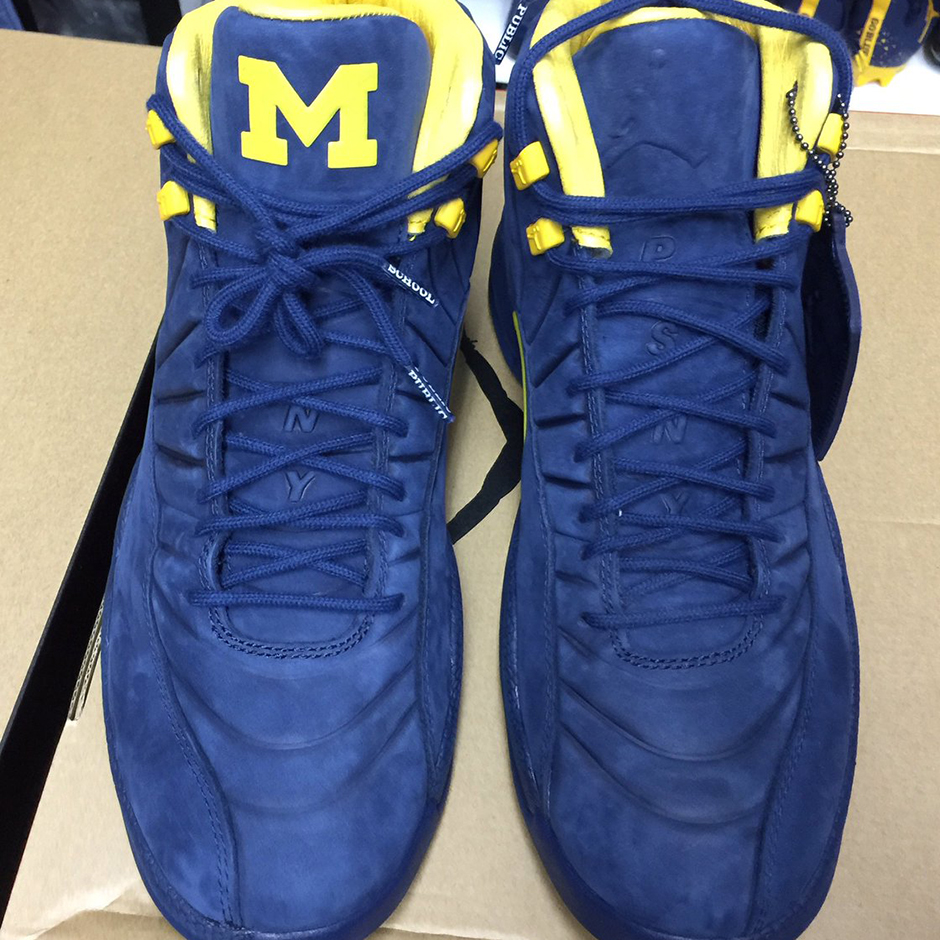 Psny Air Jordan 12 Michigan Pe 1