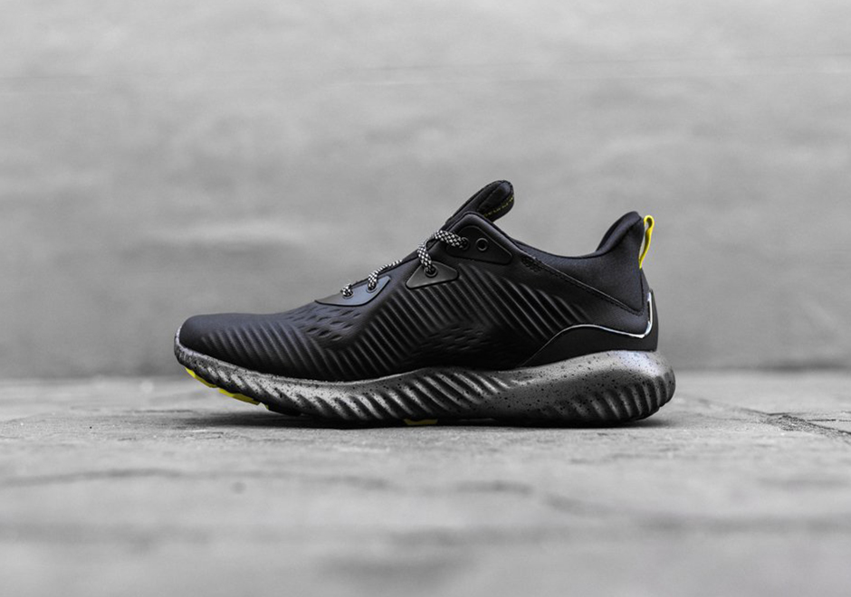 adidas Alphabounce Releases In Black And Yellow