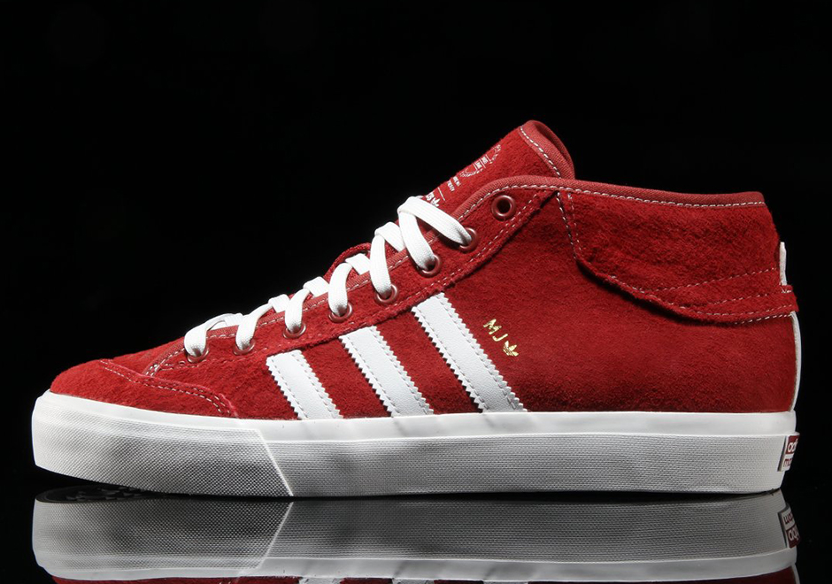 Adidas Matchcourt Mid Marc Johnson Red 1