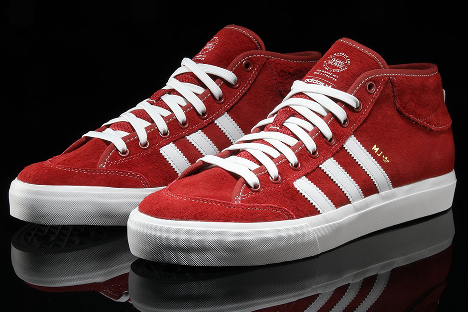 Adidas Matchcourt Mid Marc Johnson Red 2