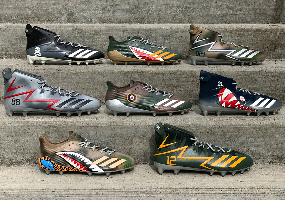 adidas Unveils NFL Custom Cleat "Squadron Pack"