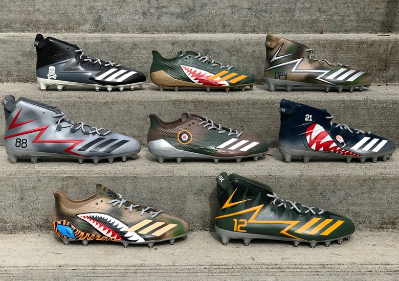 adidas Unveils NFL Custom Cleat “Squadron Pack”