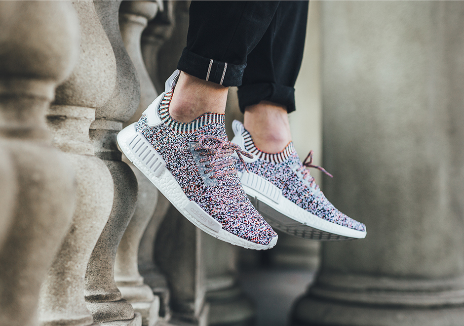 On-Foot Look At The adidas NMD R1 Primeknit "Color Static"