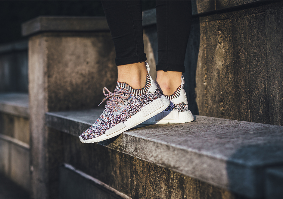 Adidas Nmd R1 Color Static On Foot 5