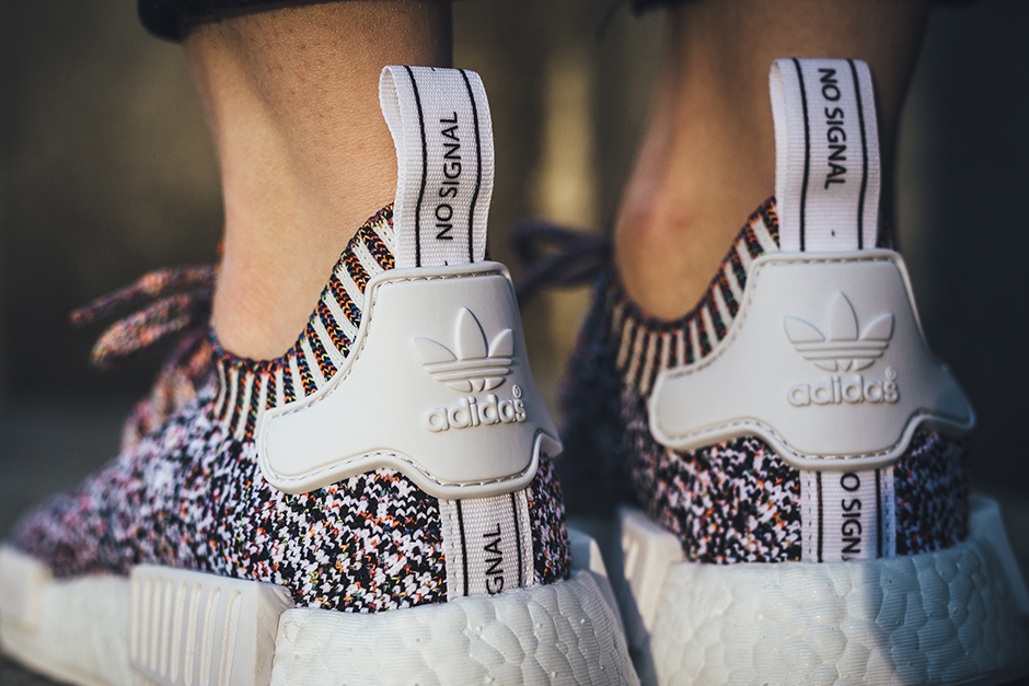 Adidas Nmd R1 Color Static On Foot 7