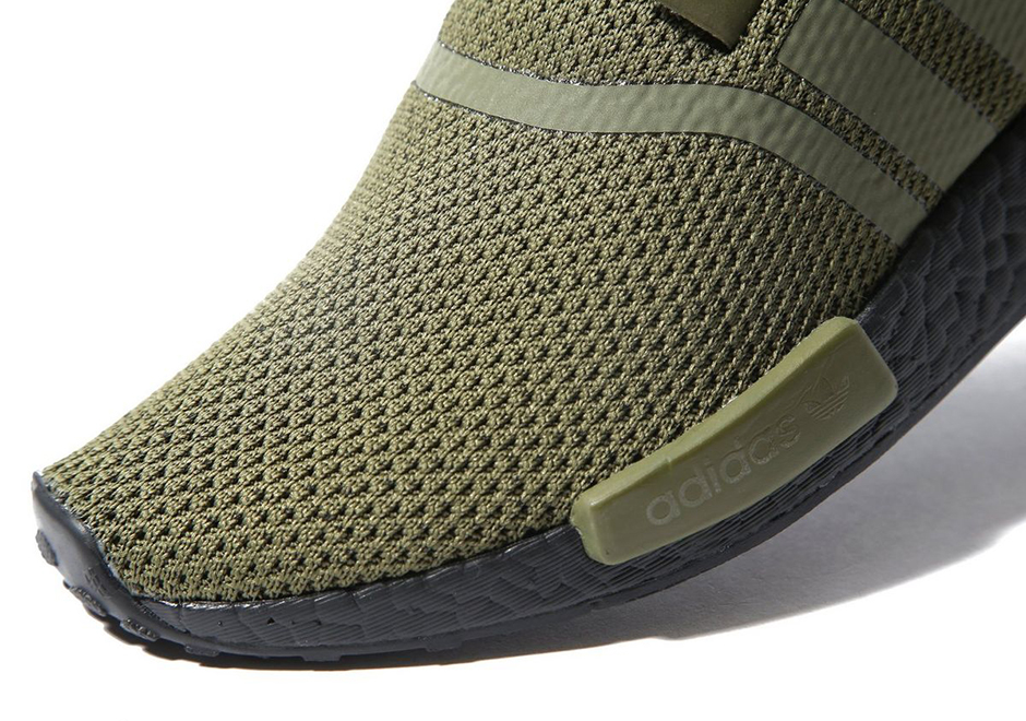 Adidas Nmd R1 Wool Heel Olive 1