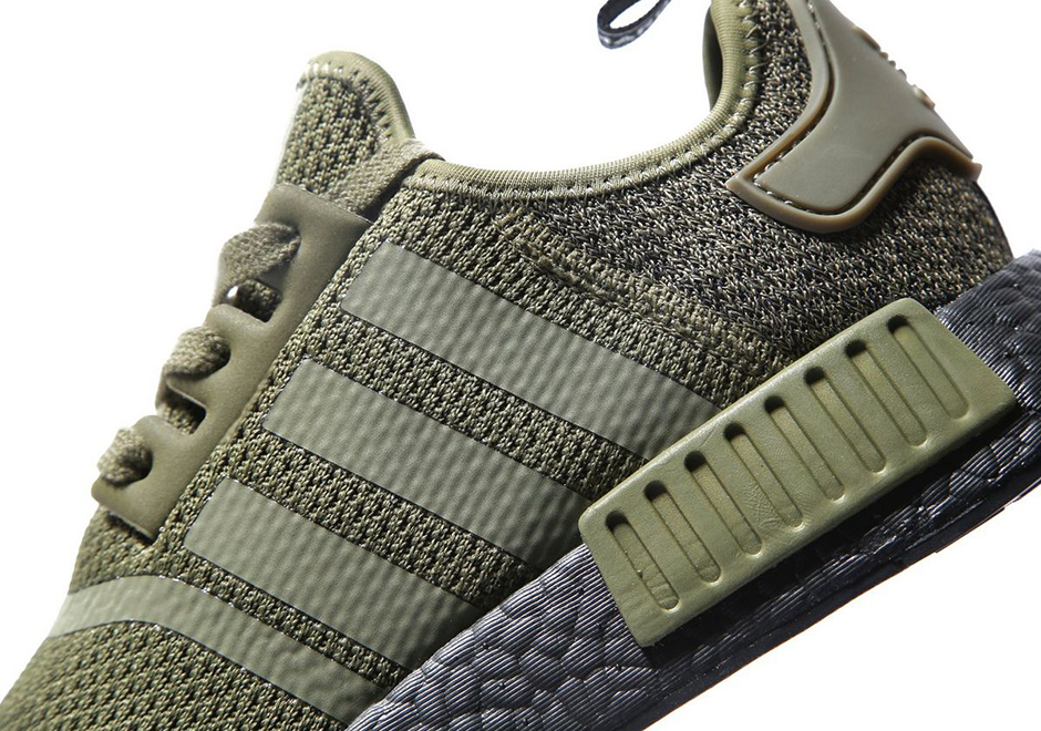 Adidas Nmd R1 Wool Heel Olive 3