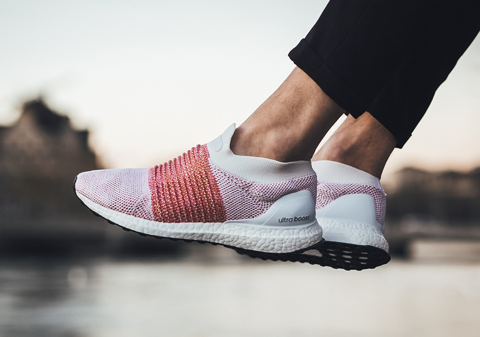 Adidas Ultra Boost Laceless Trace Scarlet Bb6136 0