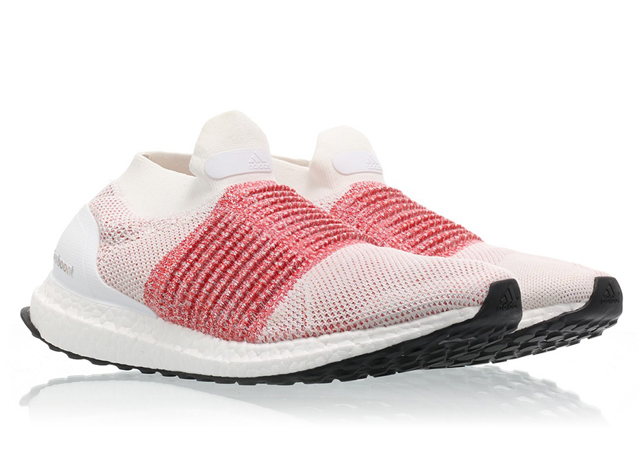 Adidas Ultra Boost Laceless Trace Scarlet Bb6136 2