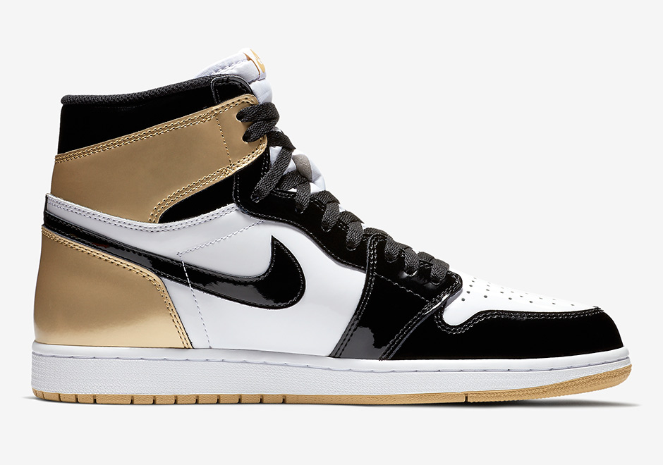 Air Jordan 1 Top 3 Black Gold 861428 001 4